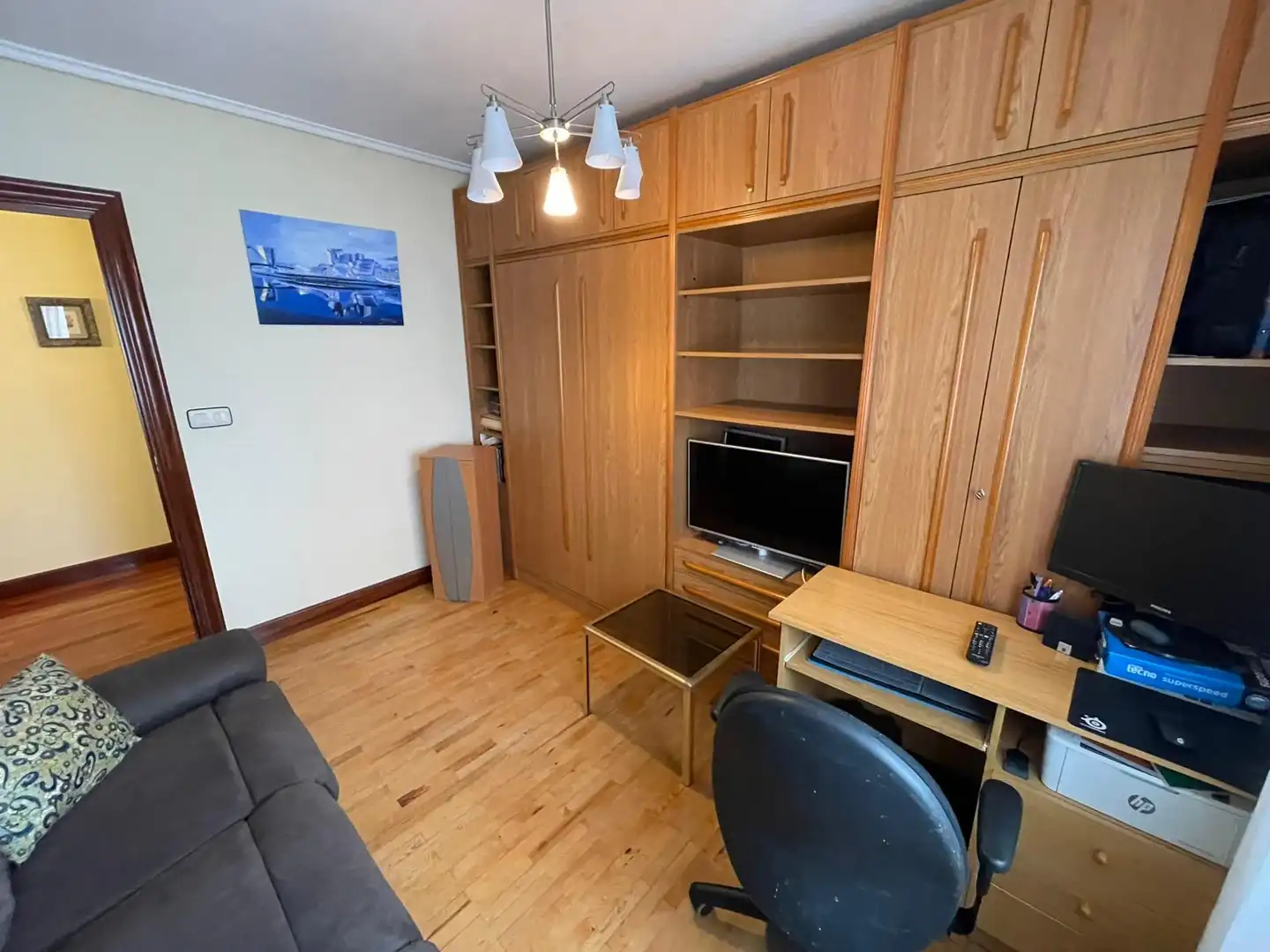 Living room of Flat for sale in Barakaldo   with Heating, Parquet flooring and Terrace