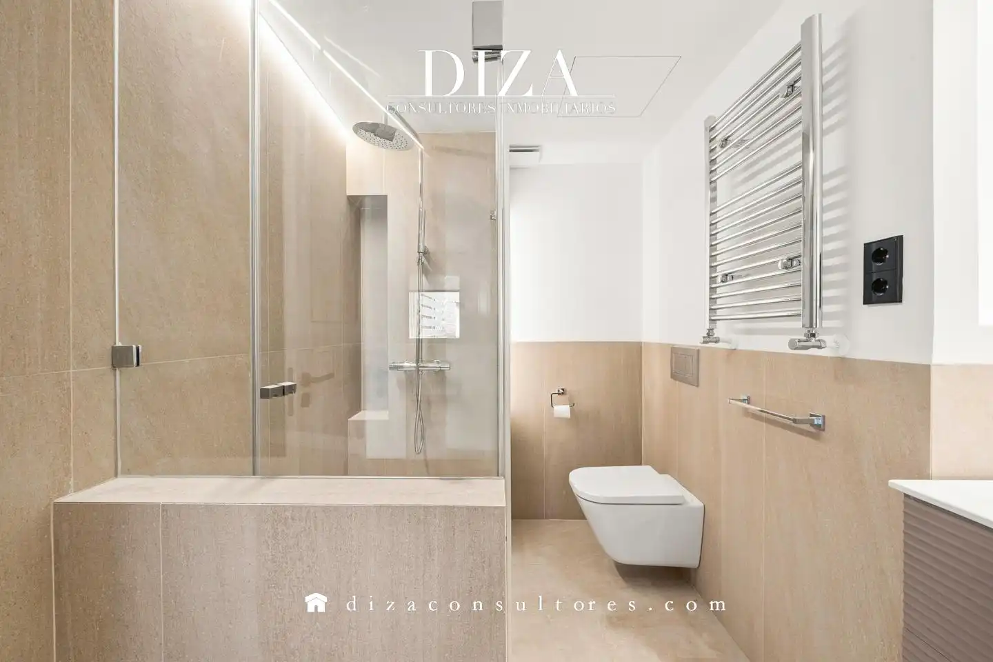 Baño de Piso de alquiler en Madrid con Aire acondicionado, Calefacción y Trastero