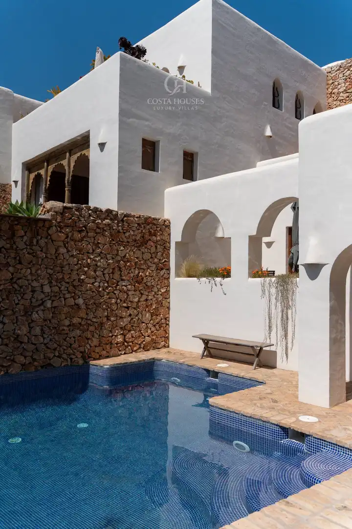 Terrassa de Casa o xalet en venda en Moraira amb Aire condicionat, Calefacció i Jardí privat