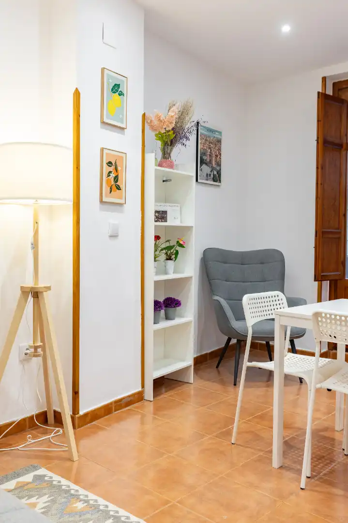 Wohnzimmer von Wohnungen zur Miete in Valencia mit Klimaanlage, Heizung und Möbliert