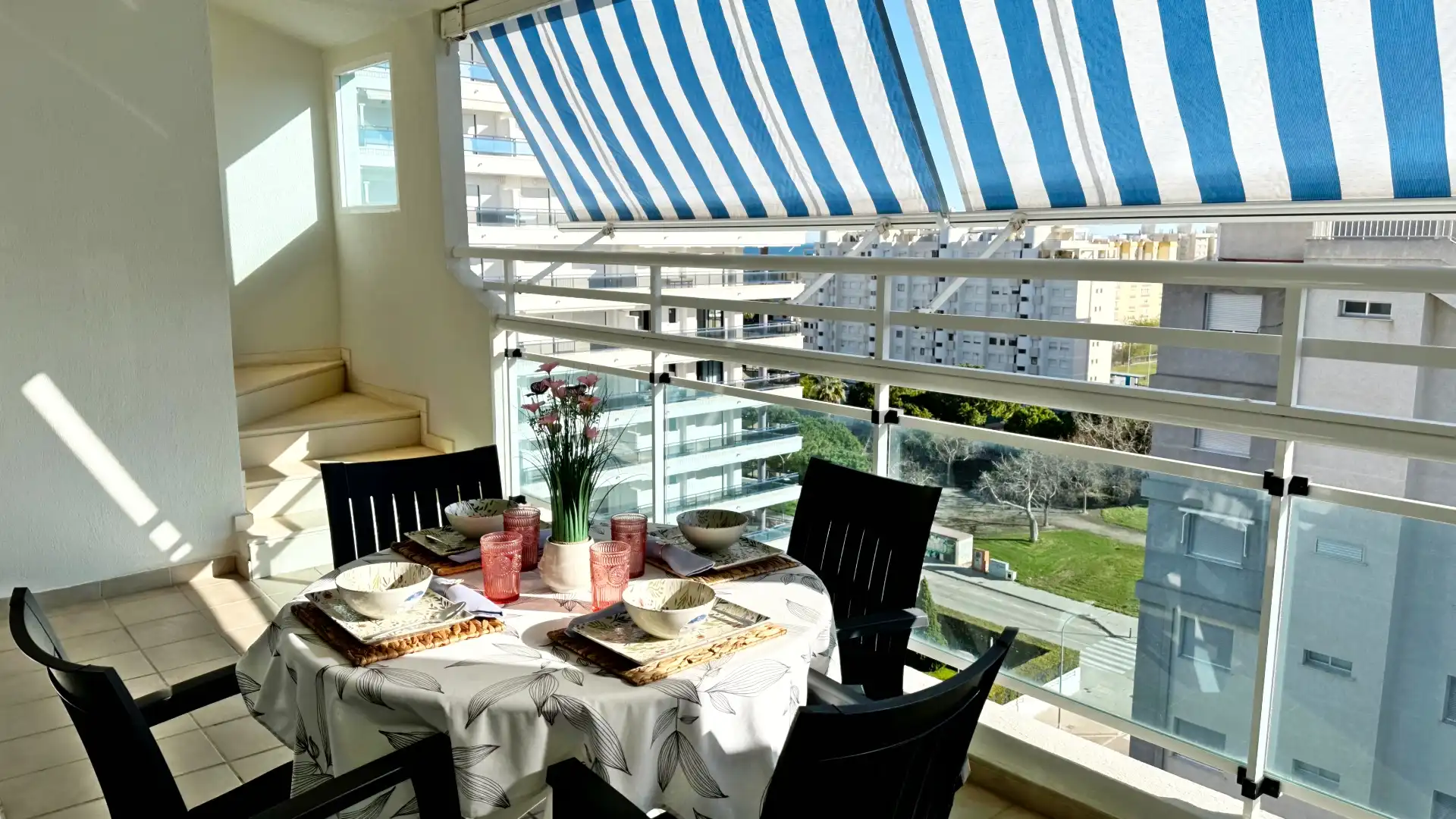 Terrassa de Apartament de lloguer en Gandia amb Aire condicionat, Calefacció i Terrassa