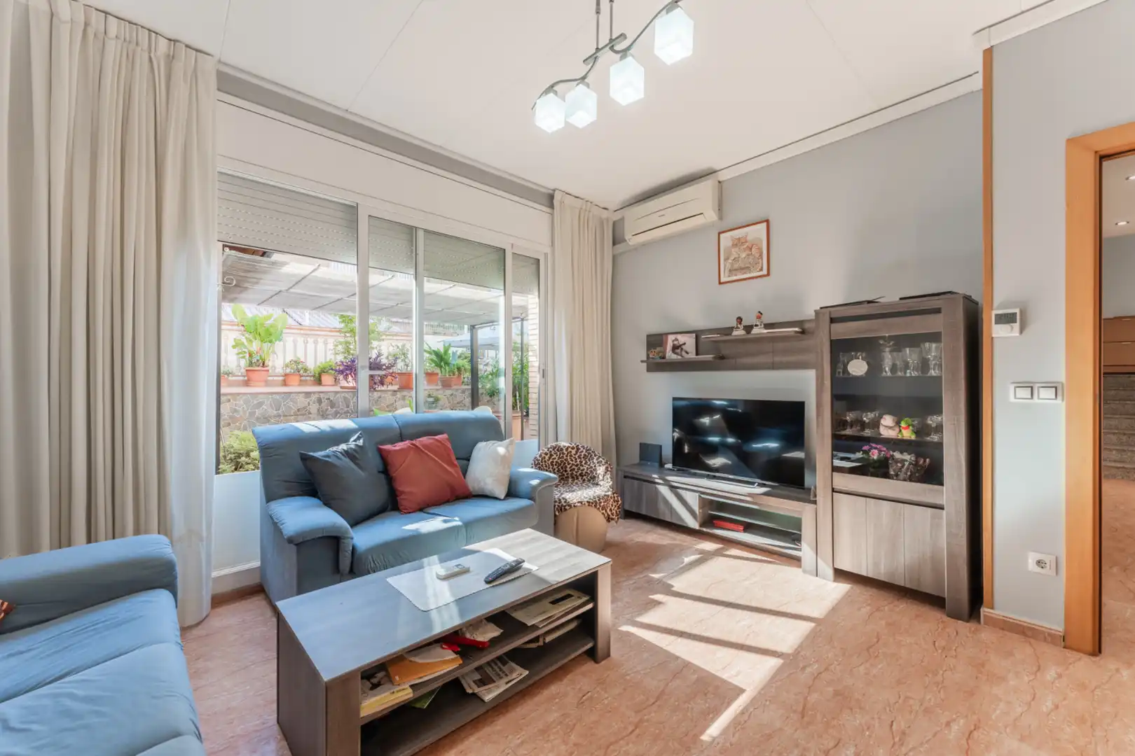 Sala de estar de Planta baja en venta en Mollet del Vallès con Aire acondicionado, Calefacción y Terraza