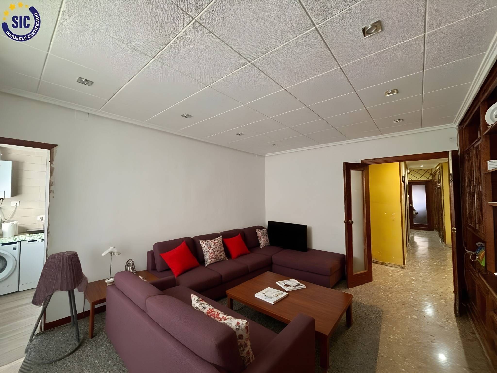 Sala d'estar de Pis en venda en  Valencia Capital amb Aire condicionat, Calefacció i Balcó