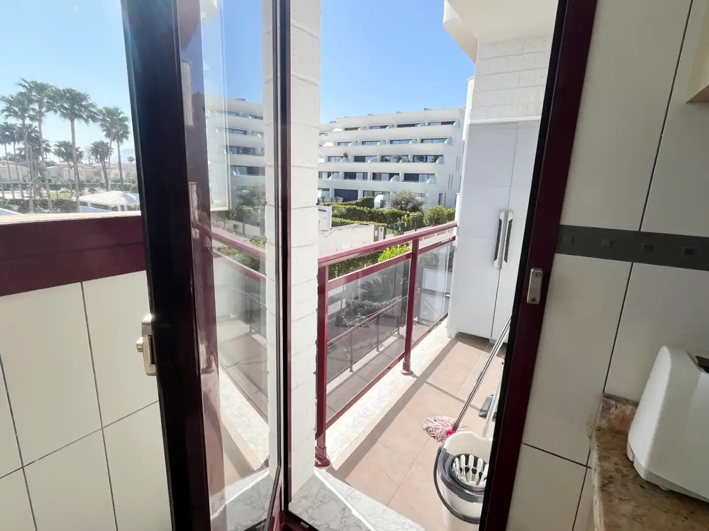Terrasse von Wohnungen zum Verkauf in Dénia mit Klimaanlage, Heizung und Privatgarten