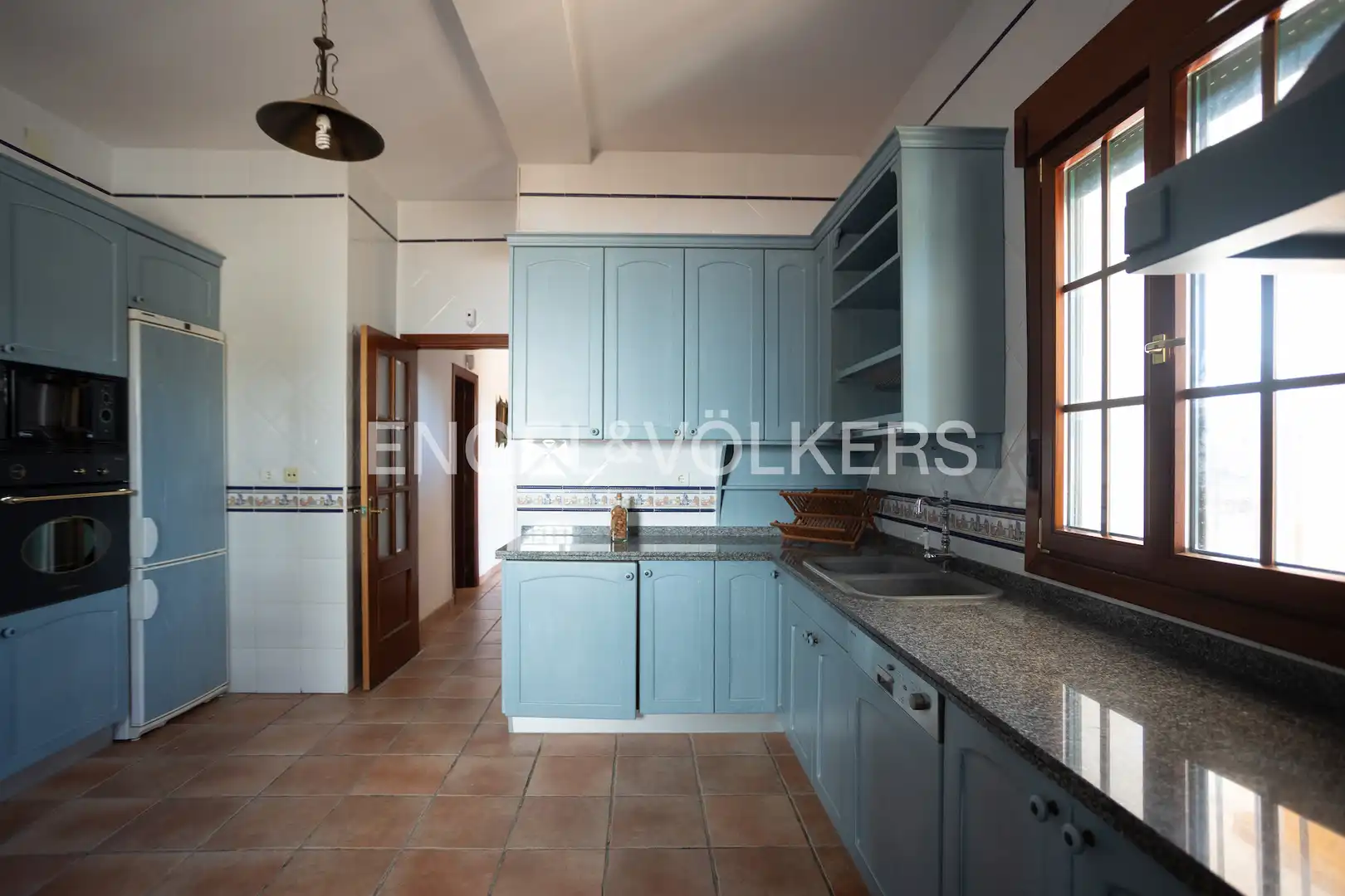 Cocina de Finca rústica en venta en Llerena con Calefacción, Jardín privado y Trastero