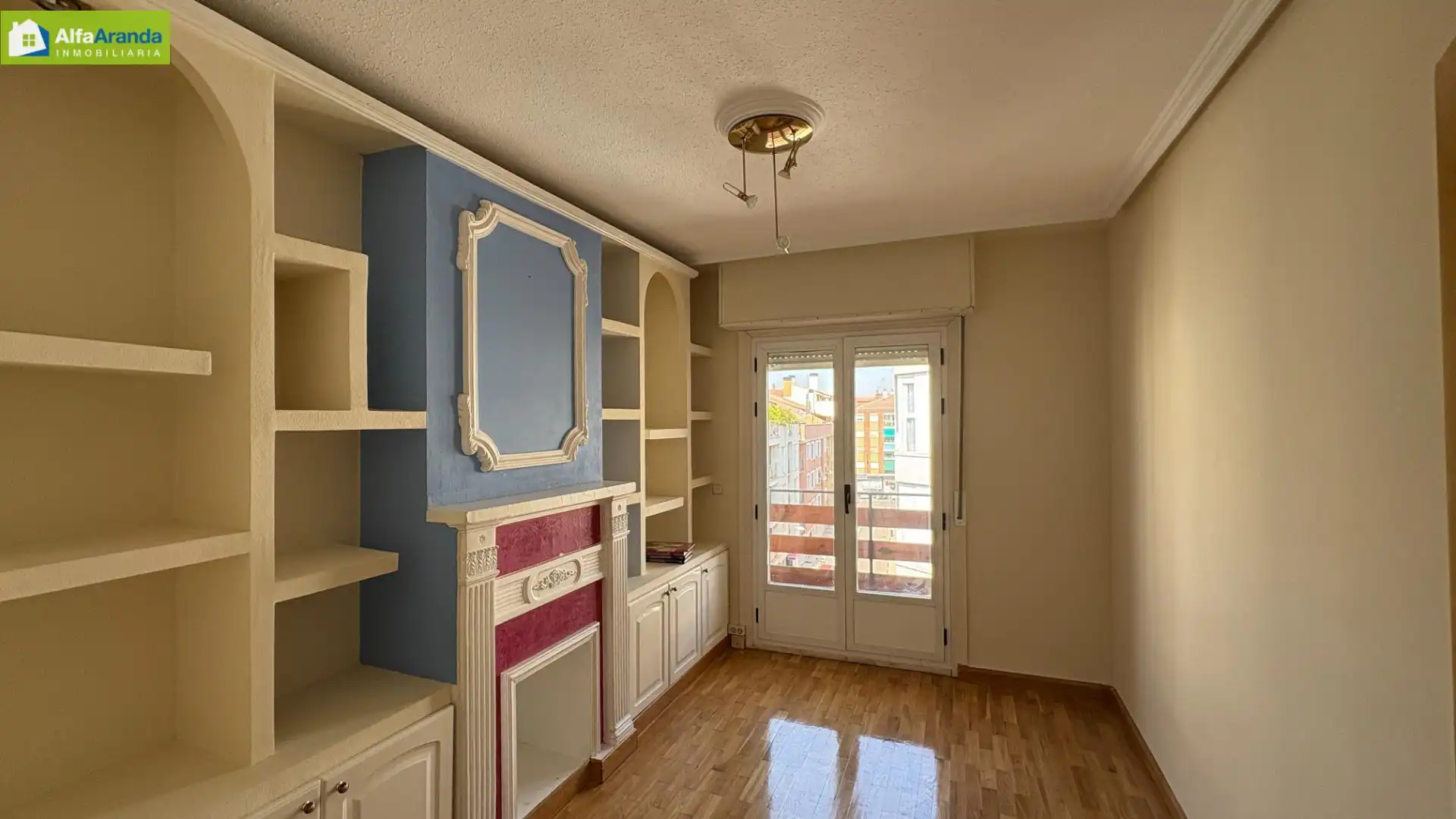 Wohnzimmer von Wohnung zum Verkauf in Aranda de Duero mit Heizung, Parkett und Terrasse
