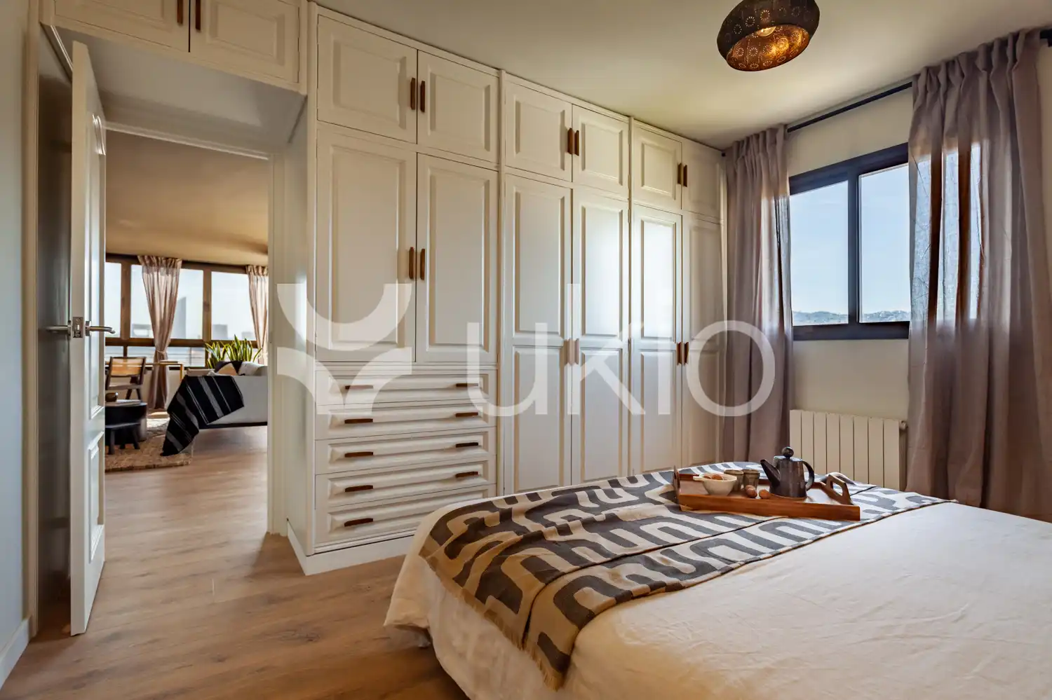Bedroom of Apartments for rent in Barcelona  with Air Conditioner, Heating and Terrace