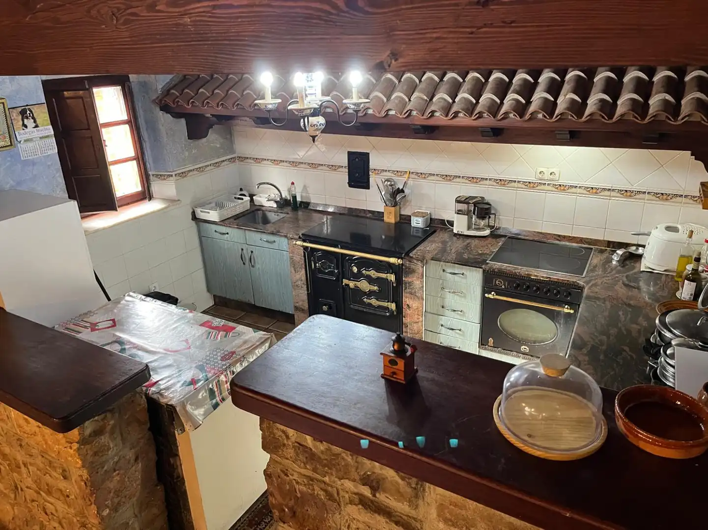 Cocina de Casa o chalet en venta en Cieza (Cantabria) con Jardín privado, Parquet y Balcón