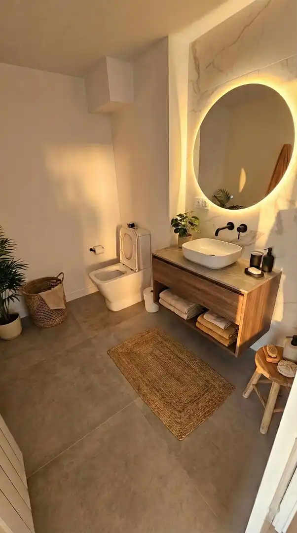 Baño de Casa adosada en venta en Hostalric con Aire acondicionado, Calefacción y Jardín privado