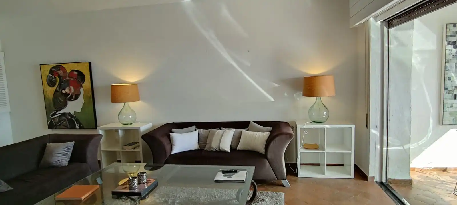 Sala d'estar de Pis en venda en Marbella amb Aire condicionat, Calefacció i Terrassa