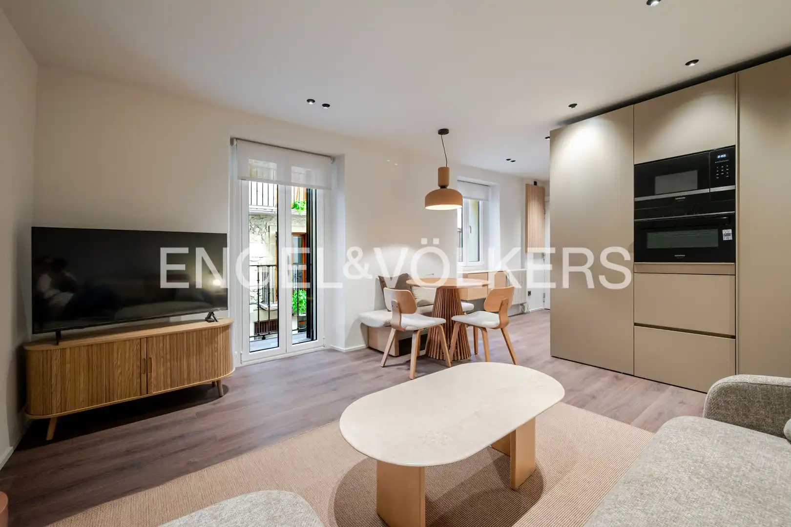 Wohnzimmer von Maisonette zur Miete in Zarautz mit Heizung und Balkon