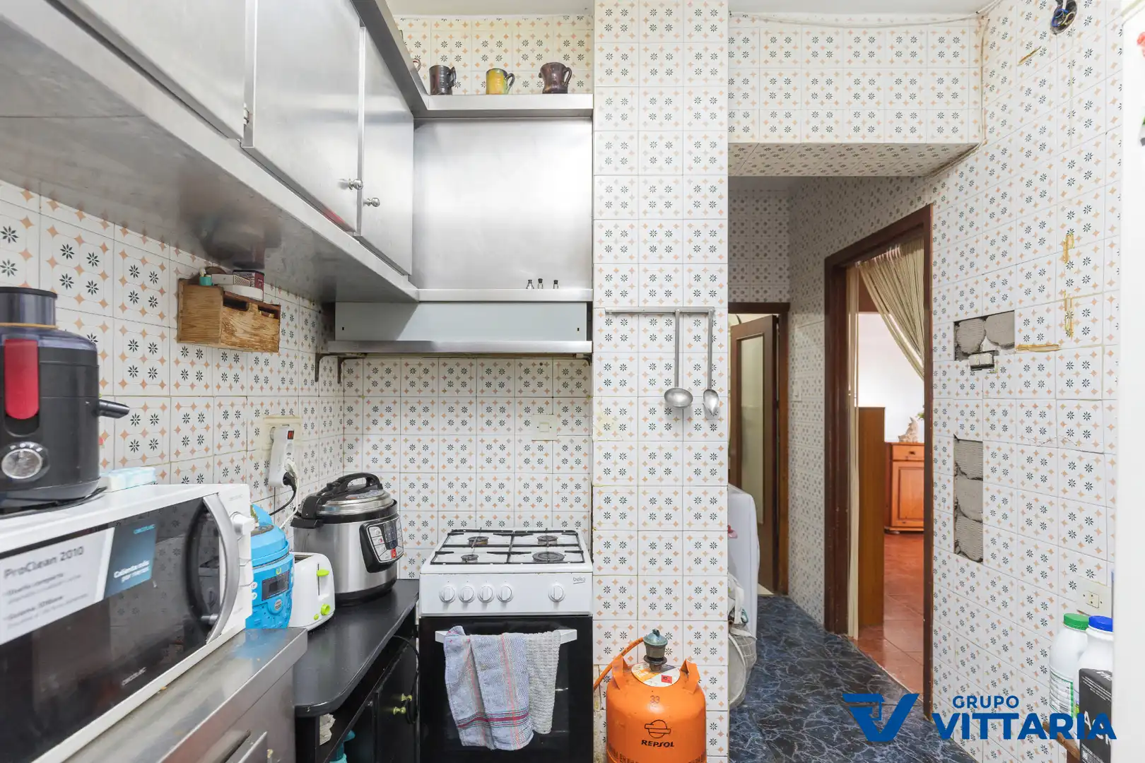 Cocina de Piso en venta en Almería con Aire acondicionado, Terraza y Trastero