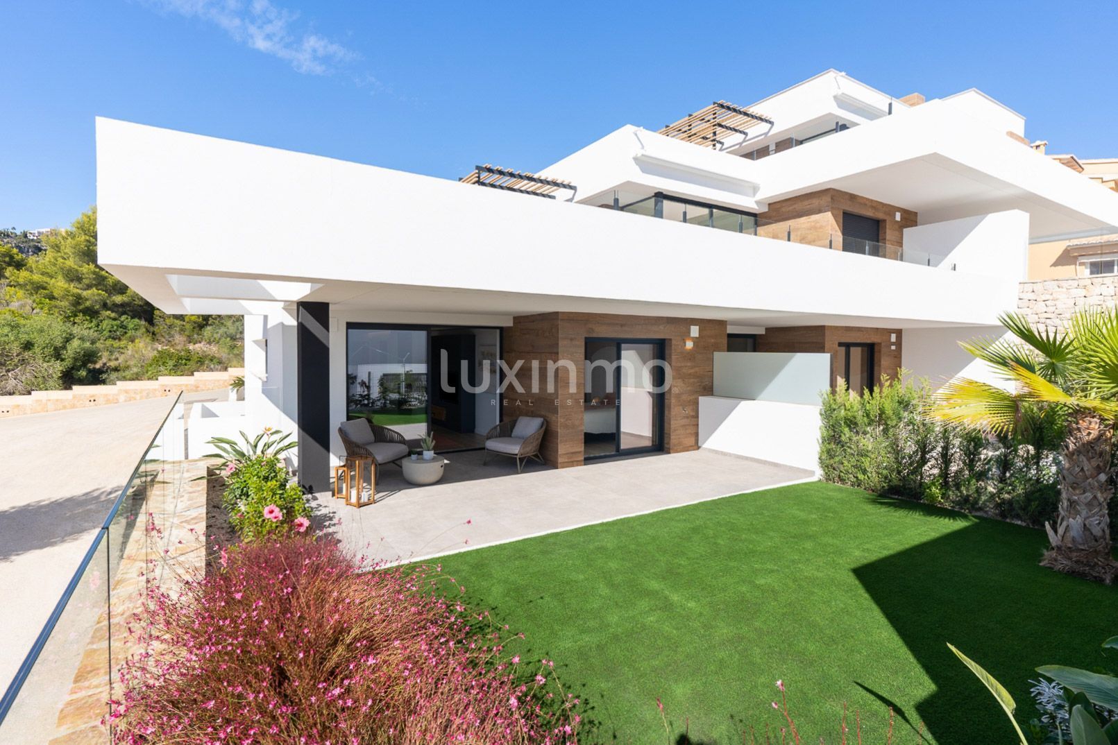 Terrace of Flat for sale in Benitachell / El Poble Nou de Benitatxell  with Air Conditioner, Heating and Private garden