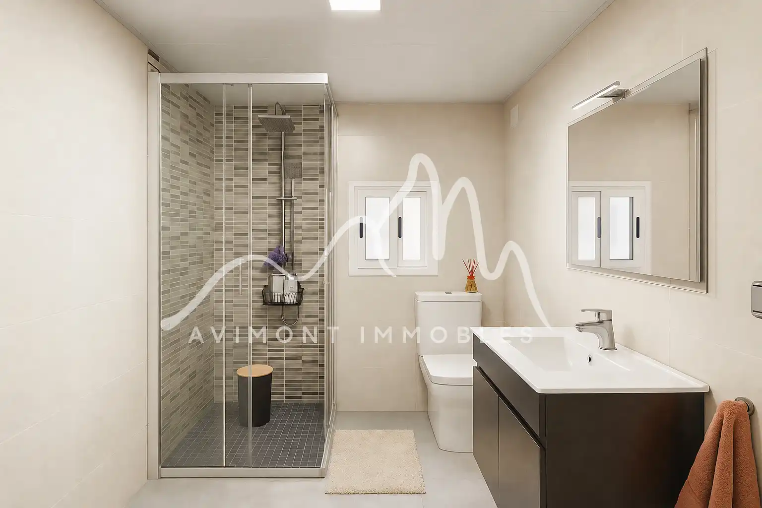 Baño de Casa o chalet en venta en Piera con Aire acondicionado, Calefacción y Jardín privado