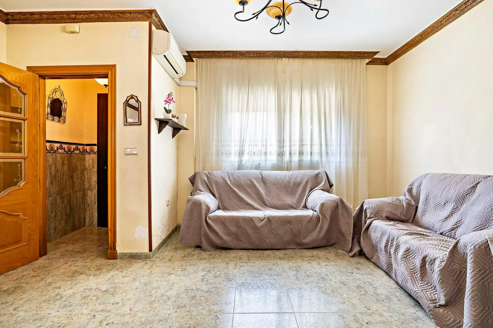 Sala de estar de Casa o chalet en venta en El Ejido con Aire acondicionado, Amueblado y Balcón