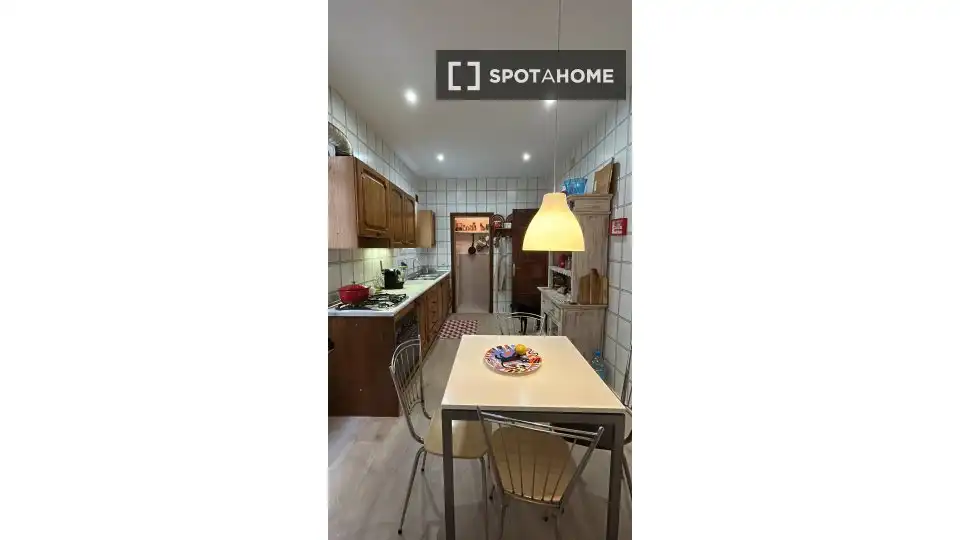 Cocina de Apartamento para compartir en  Palma de Mallorca con Aire acondicionado, Terraza y Amueblado