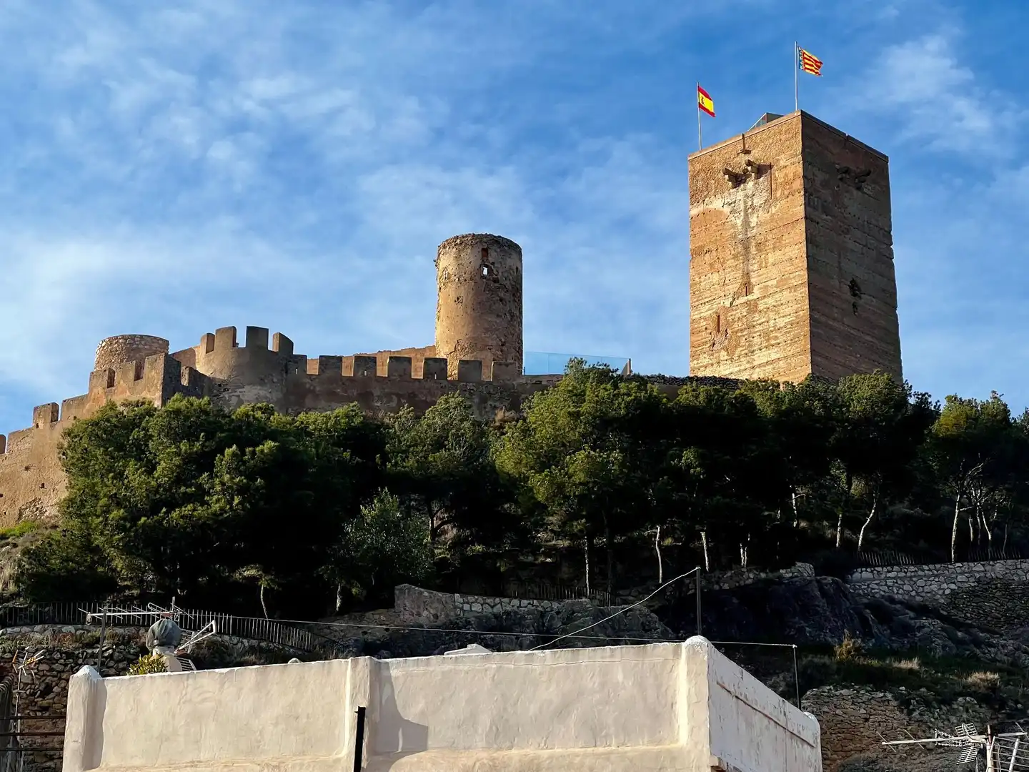 Vista exterior de Finca rústica en venta en Biar con Calefacción, Terraza y Trastero