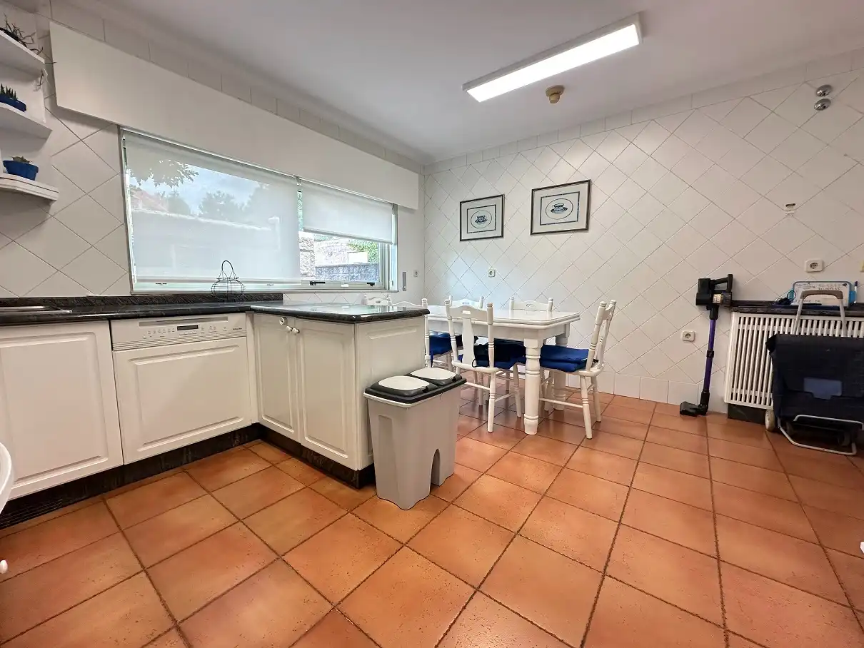 Cocina de Casa o chalet en venta en Santiago de Compostela  con Calefacción, Jardín privado y Parquet