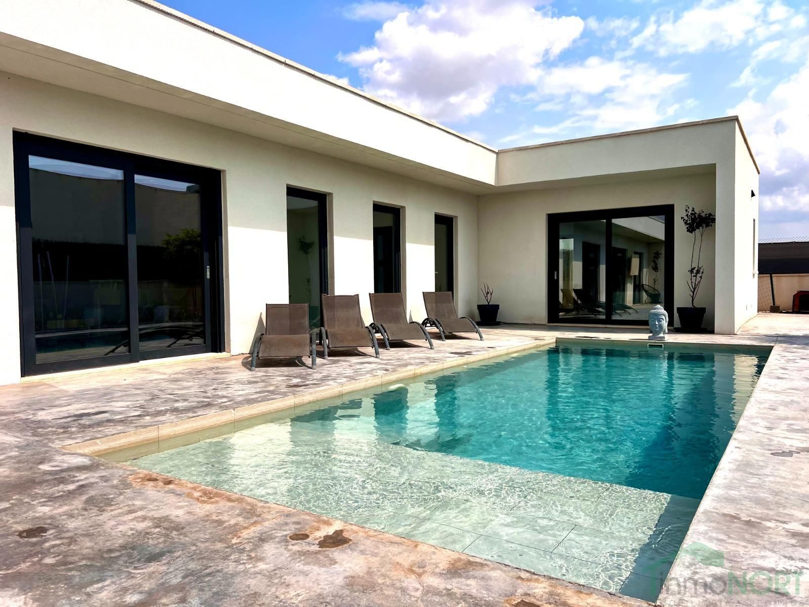 Piscina de Casa o xalet en venda en Aspe amb Traster, Piscina i Moblat