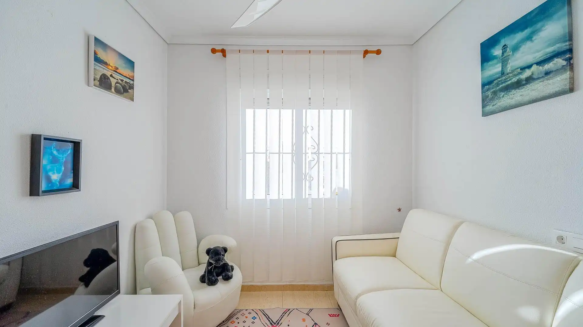 Sala de estar de Casa o chalet en venta en Santa Pola con Jardín privado, Terraza y Piscina comunitaria
