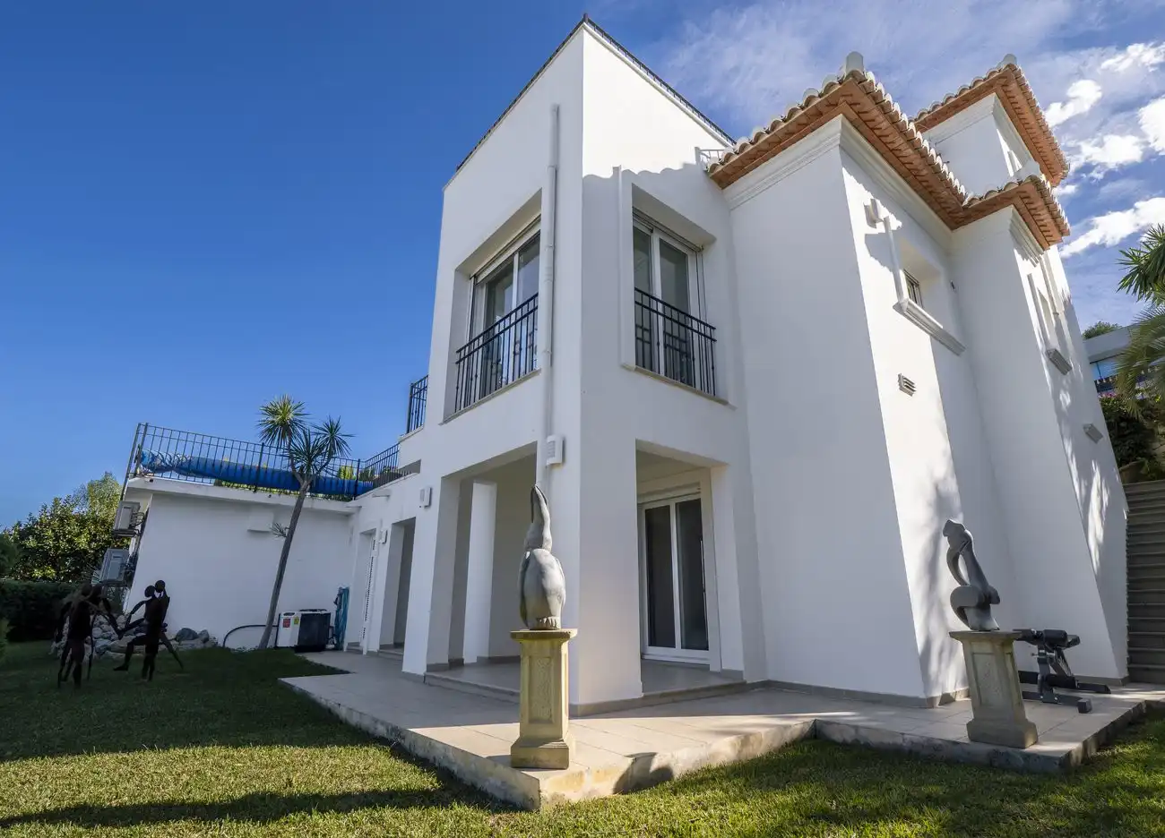 Exterior view of Houses for sale in Jávea / Xàbia  with Private garden, Terrace and Swimming Pool