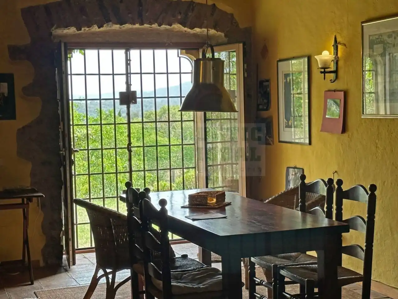 Comedor de Finca rústica en venta en Quart con Jardín privado