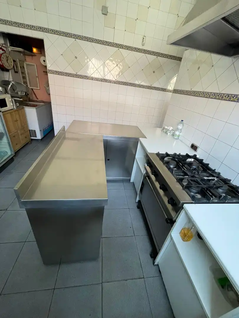 Cocina de Local en venta en Valle de Trápaga-Trapagaran con Aire acondicionado, Terraza y Amueblado