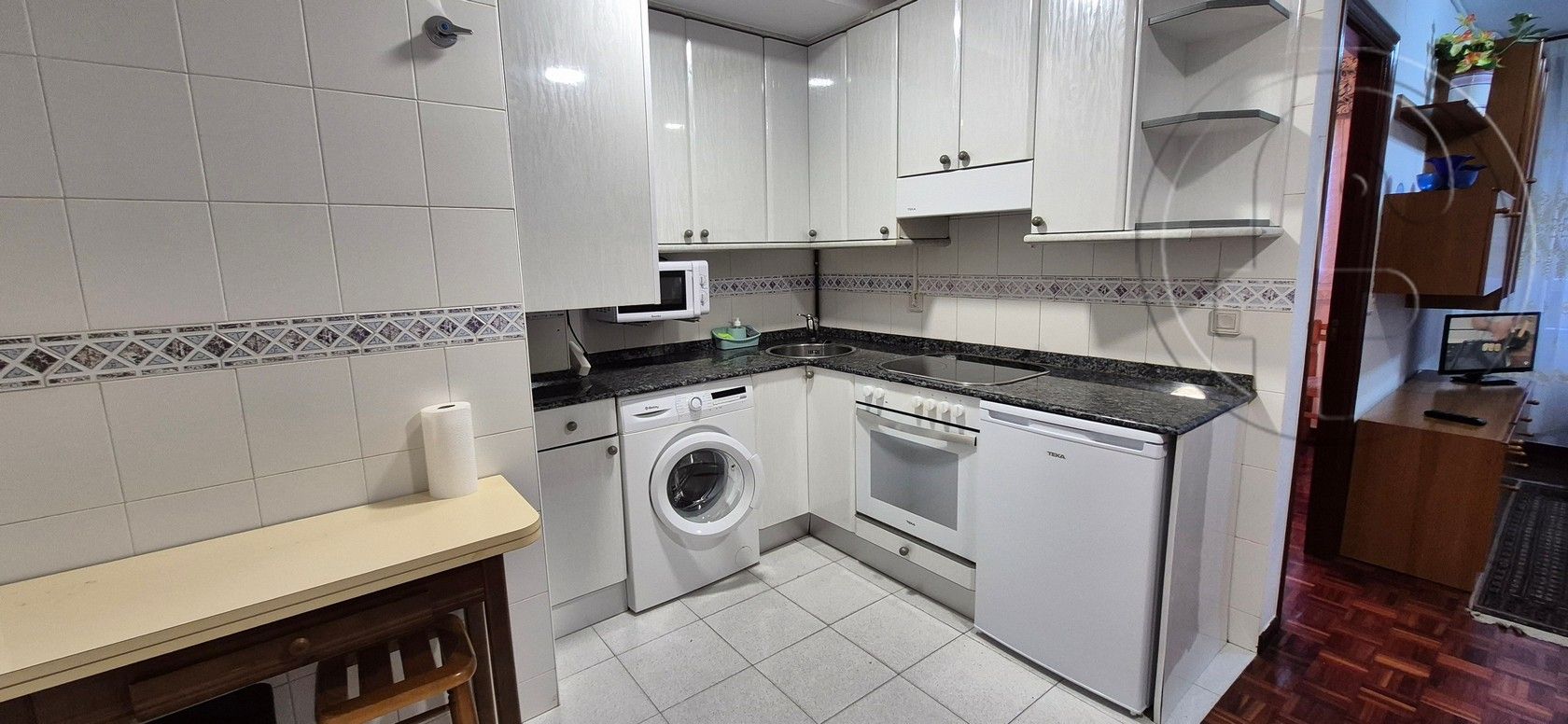 Cuina de Pis de lloguer en Santander amb Calefacció, Parquet i Terrassa