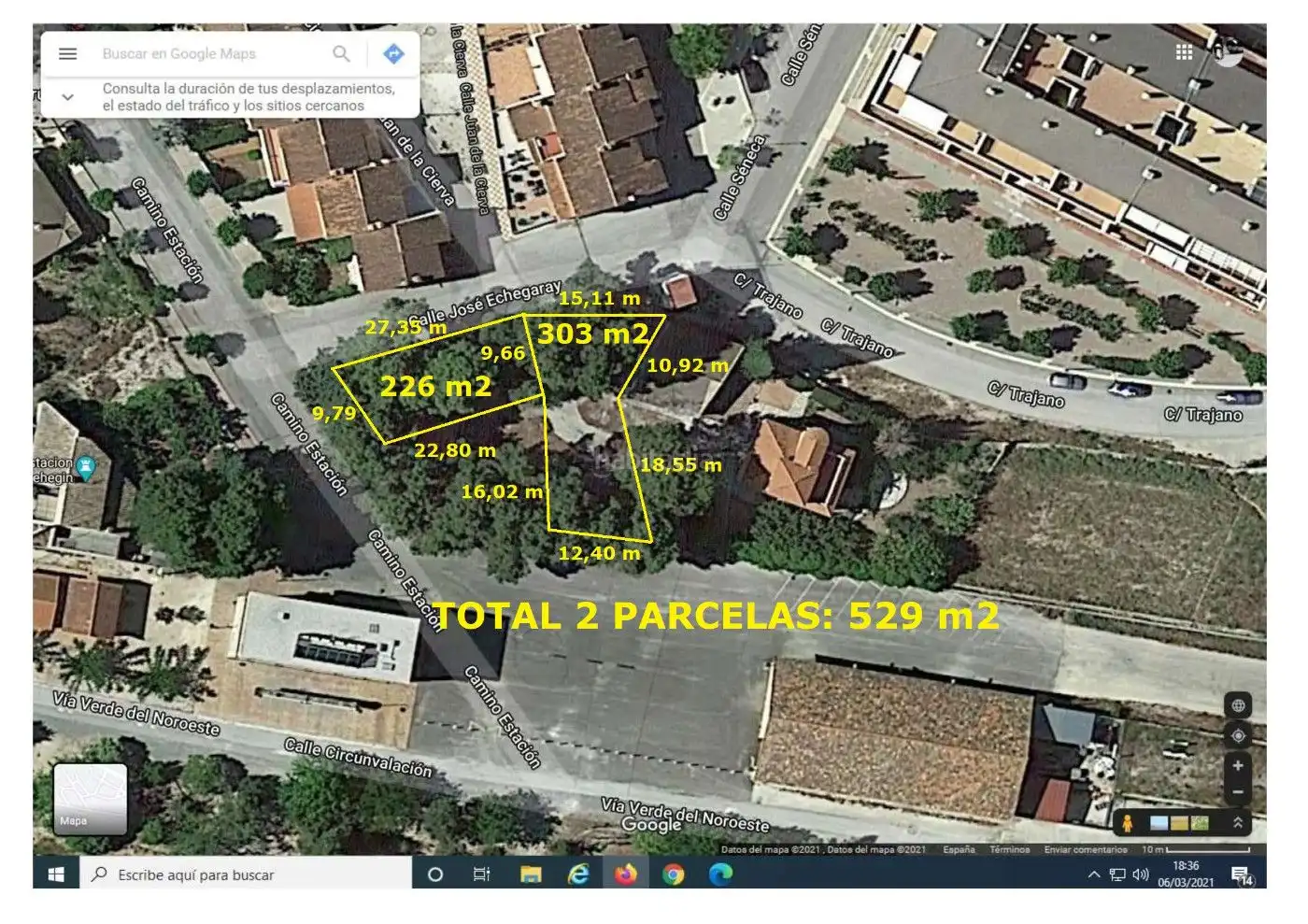 Terreny residencial en venda a Camino Estación 35