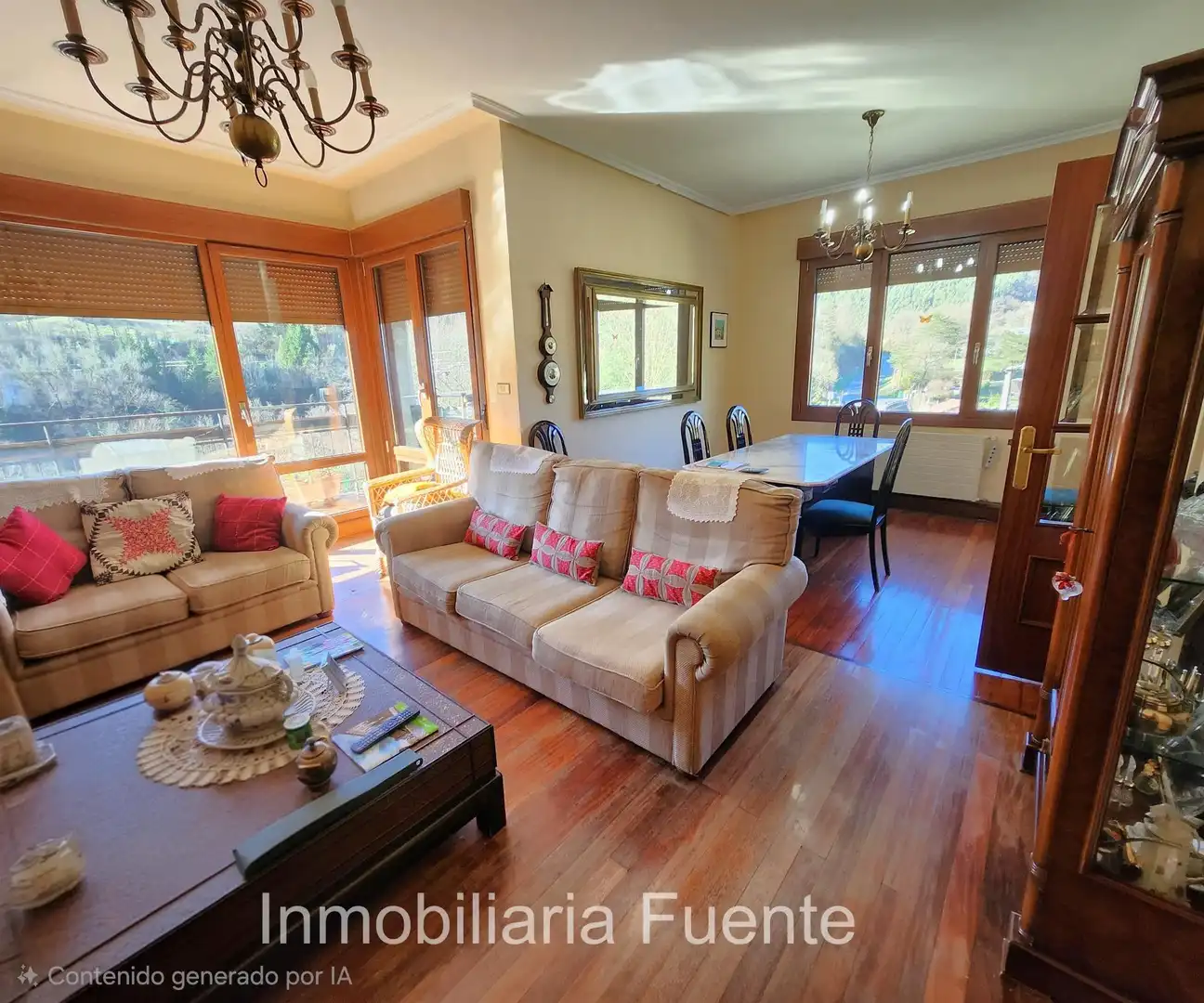 Sala de estar de Casa o chalet en venta en Zalla  con Calefacción, Jardín privado y Terraza