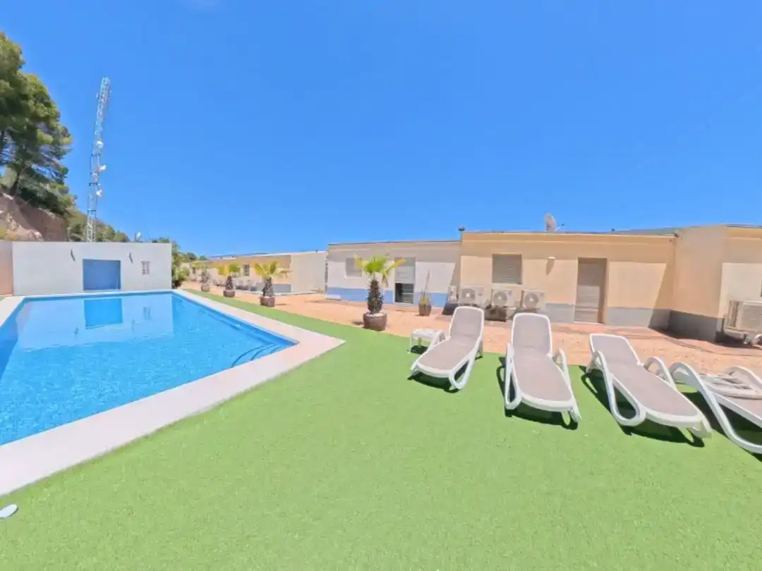 Piscina de Casa adosada en venda en Calpe / Calp amb Aire condicionat, Piscina i Balcó