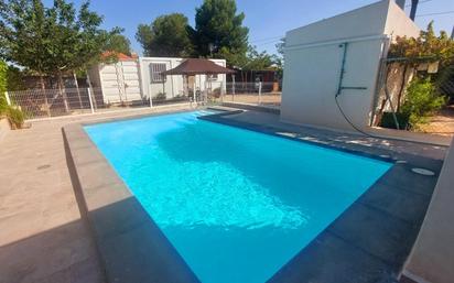 Swimming pool of House or chalet for sale in  Murcia Capital  with Air Conditioner, Heating and Private garden