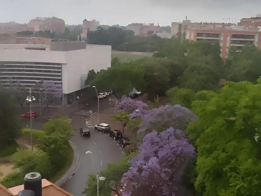 Vista exterior de Pis en venda en Reus amb Parquet, Traster i Moblat