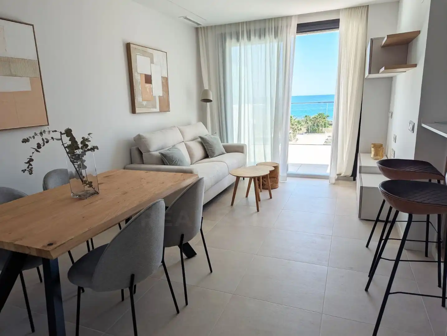 Sala d'estar de Àtic en venda en Pilar de la Horadada amb Aire condicionat, Calefacció i Terrassa
