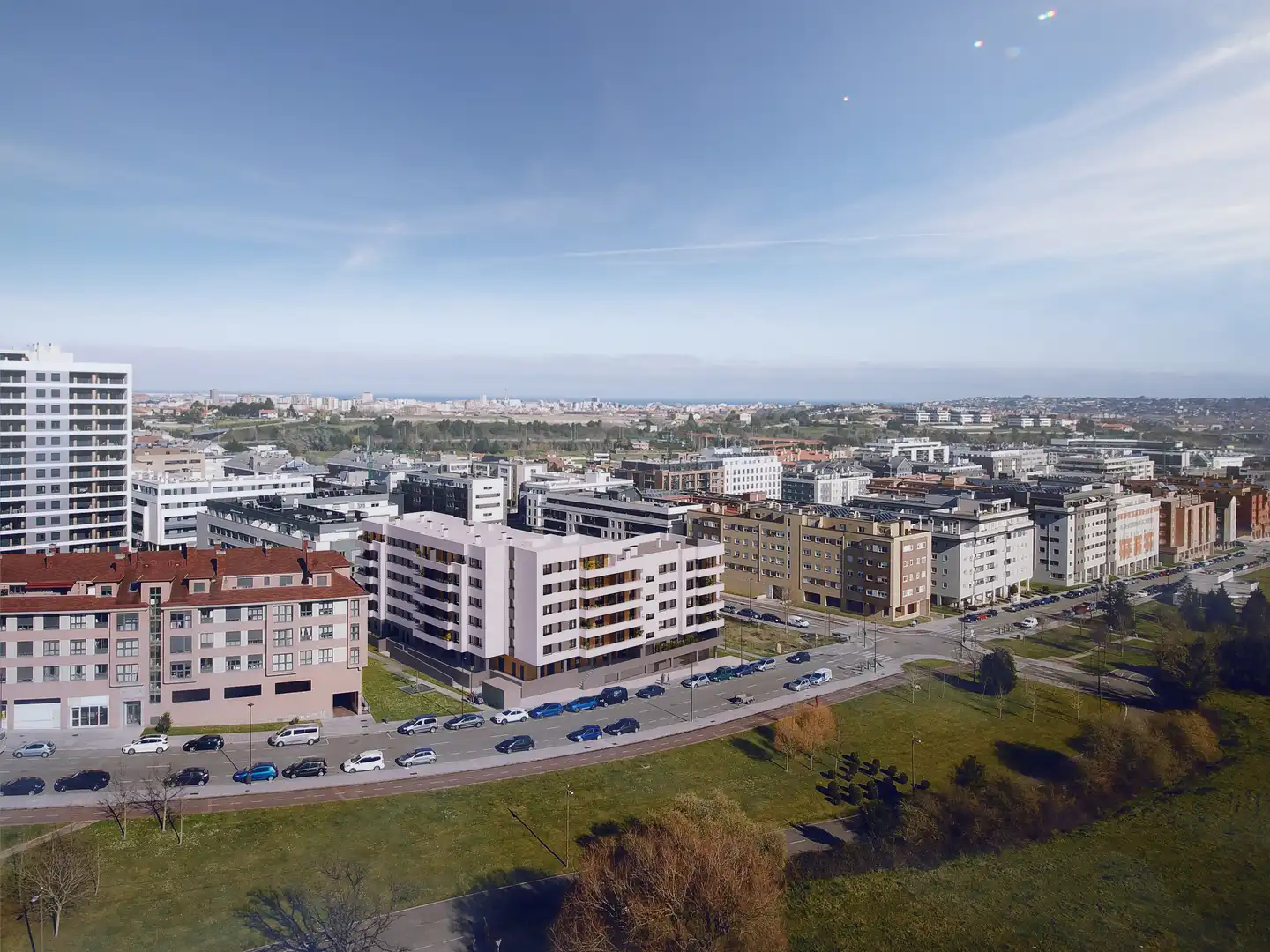 Vista exterior de Garatge en venda en Gijón 