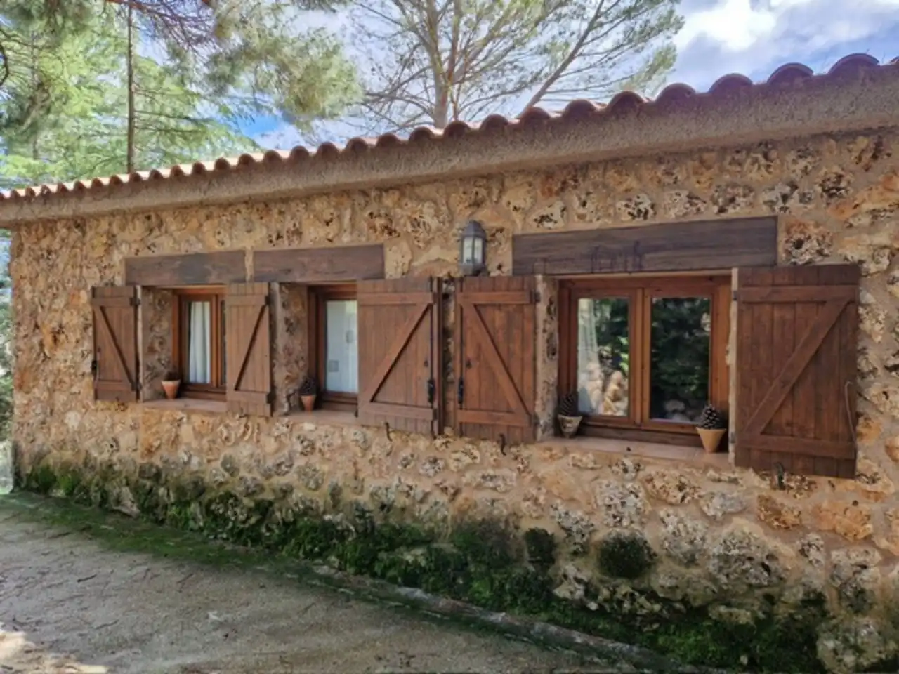 Exterior view of Houses for sale in Riópar  with Heating, Private garden and Furnished