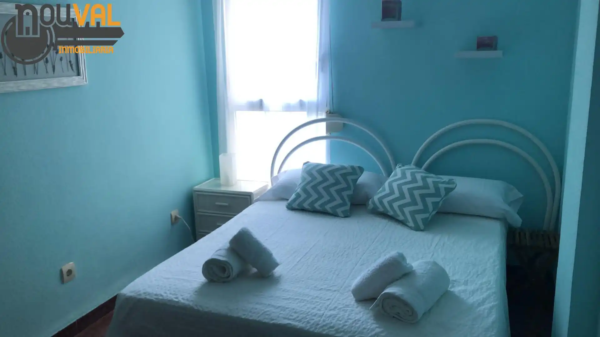 Habitación de Casa adosada de alquiler en Cullera con Terraza, Amueblado y Balcón