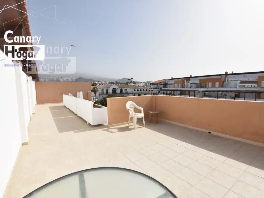 Terrasse von Dachboden zum Verkauf in San Miguel de Abona mit Heizung, Privatgarten und Balkon
