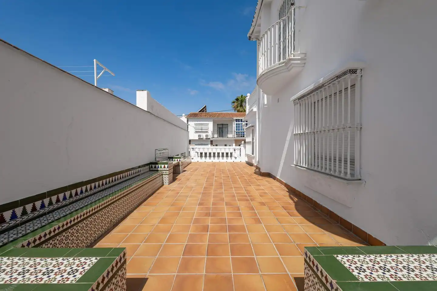 Terrassa de Casa o xalet en venda en Málaga amb Jardí privat, Terrassa i Piscina