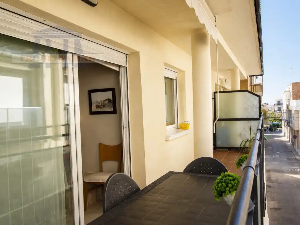 Terraza de Apartamento en venta en L'Ampolla con Aire acondicionado, Amueblado y Horno