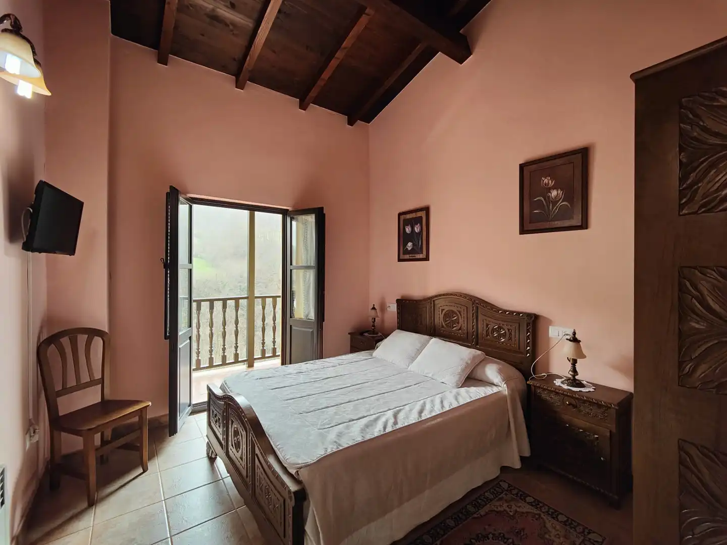Habitación de Casa o chalet en venta en Quirós con Jardín privado, Amueblado y Balcón
