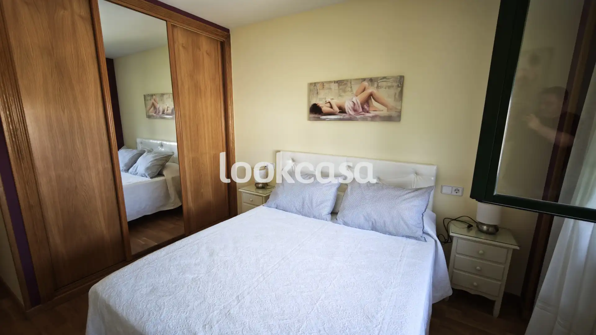 Bedroom of Flat for sale in Sanxenxo  with Heating, Private garden and Parquet flooring