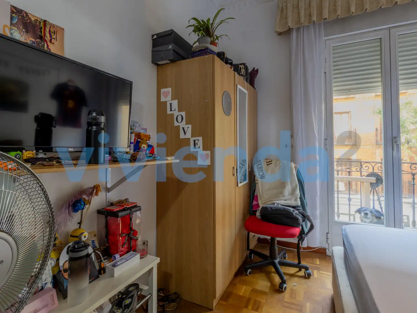 Schlafzimmer von Wohnung zum Verkauf in Madrid mit Heizung und Balkon