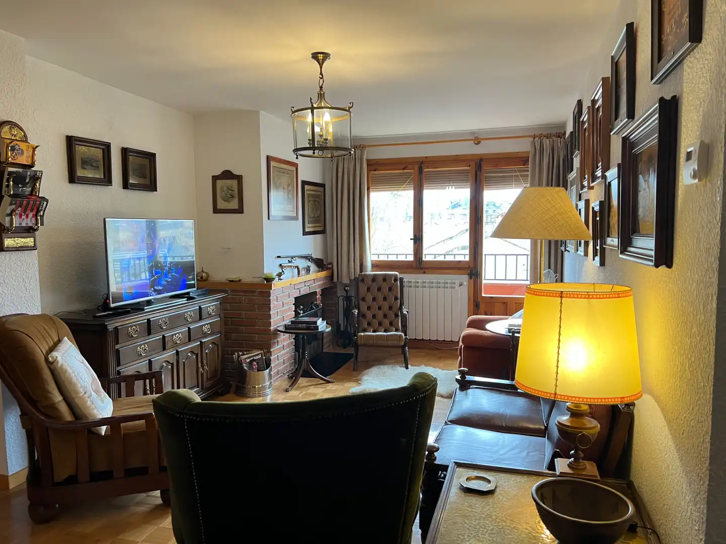 Living room of Attic for sale in Jaca  with Terrace and Community pool