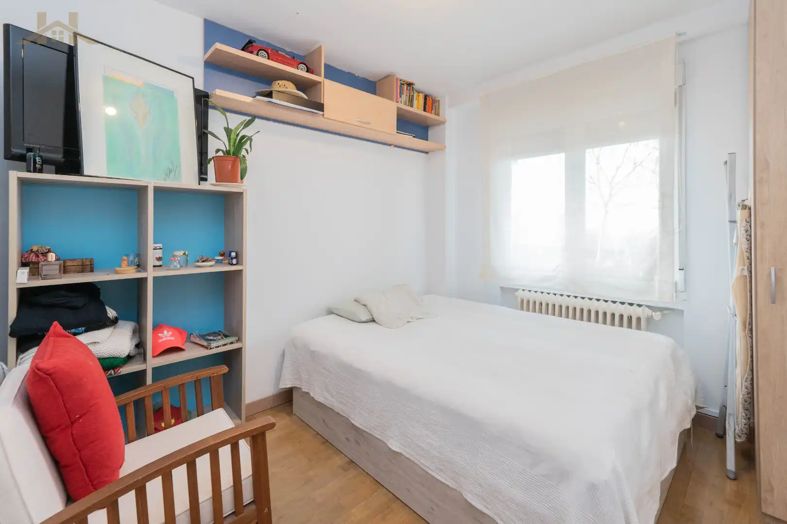 Bedroom of Flat for sale in Móstoles  with Air Conditioner and Terrace