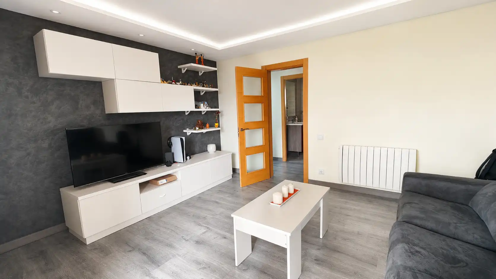 Sala d'estar de Pis en venda en Sabadell amb Aire condicionat, Calefacció i Parquet