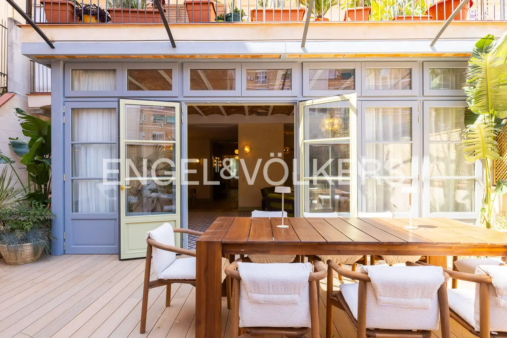 Terrasse von Wohnung zum Verkauf in Barcelona mit Klimaanlage, Heizung und Parkett