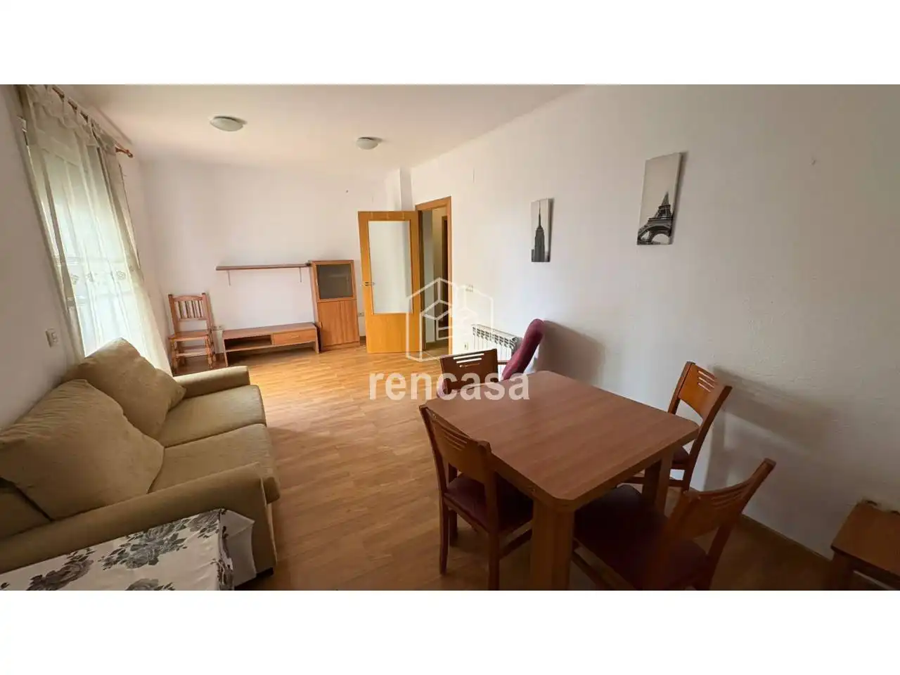Vista exterior de Piso de alquiler en Lleida con Calefacción, Parquet y Terraza