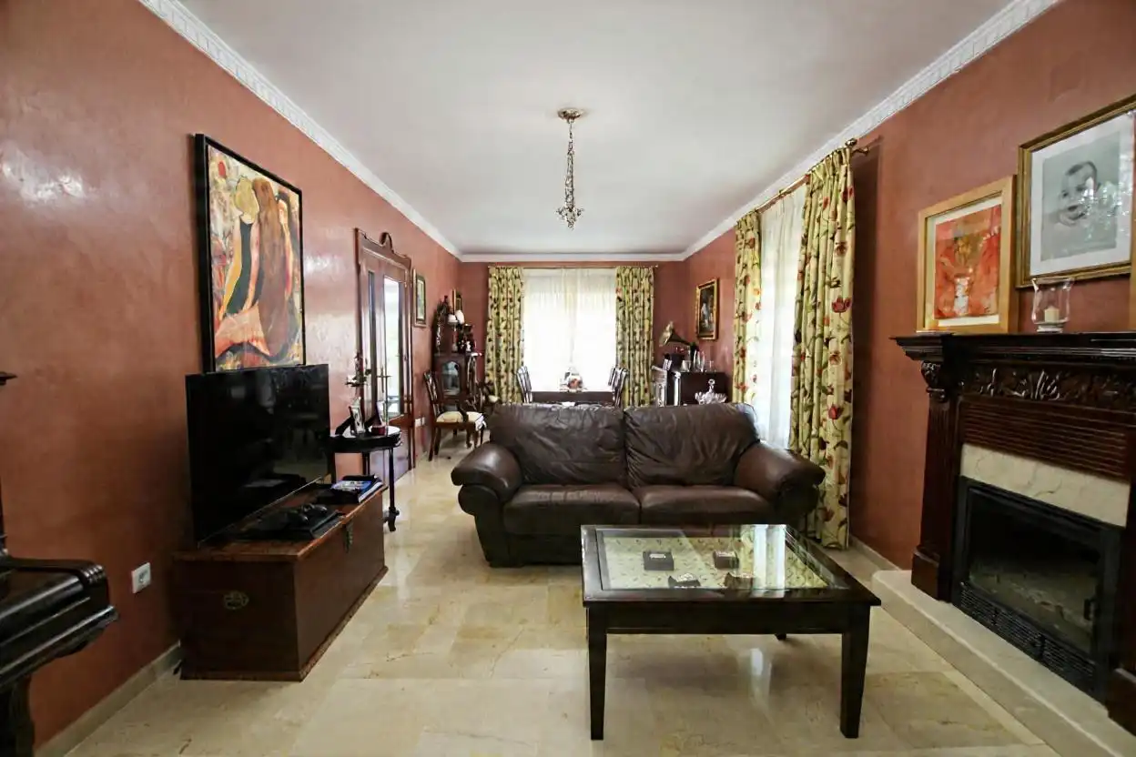 Living room of Houses for sale in Jerez de la Frontera  with Air Conditioner and Swimming Pool