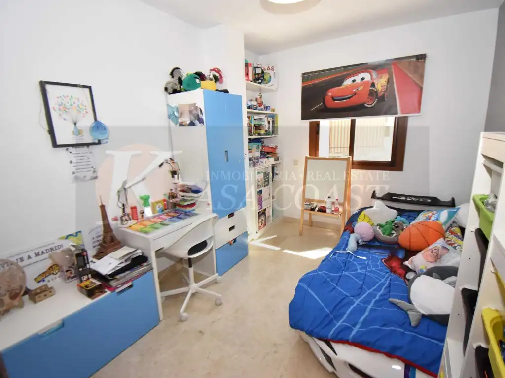 Bedroom of Flat for sale in Mijas  with Air Conditioner, Private garden and Terrace